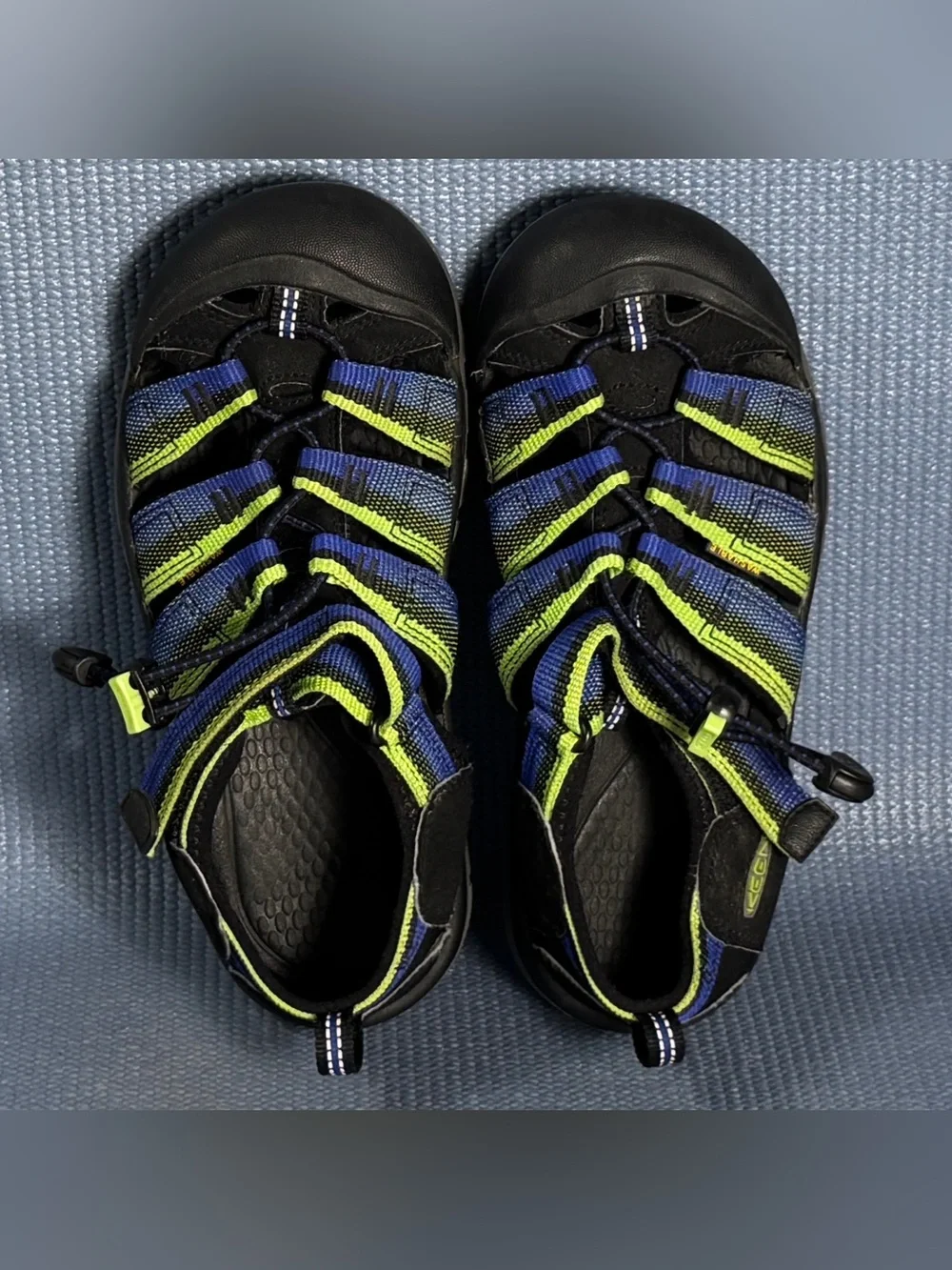 KEEN Newport H2 Waterproof Outdoor Sandals Blue Green Kid’s Size 3